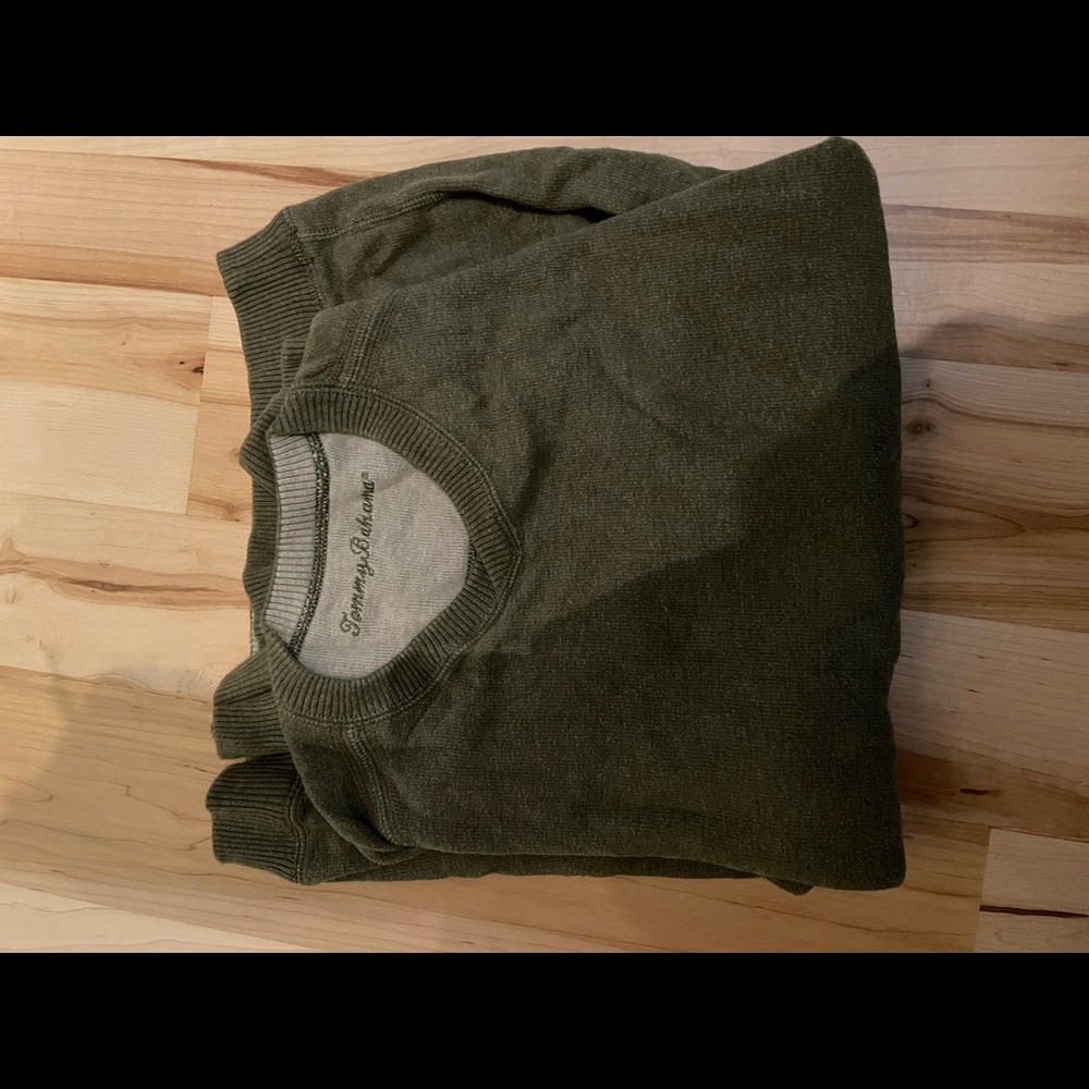 Tommy Bahama Green Crewneck Sweater